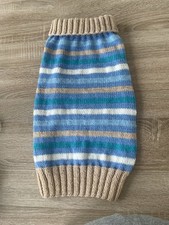 Hand Made Knitted Dog Coat