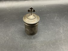 Antique Solid Silver Holy Oil