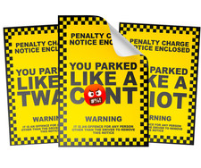 Parking Ticket Stickers |