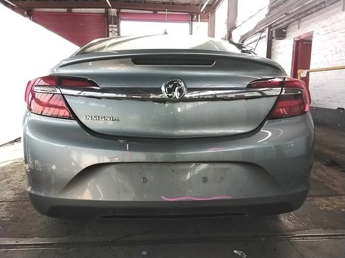 Rear bumper silver - silver, vauxhall