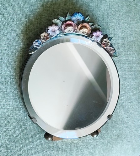 Vintage barbola round flower - barbola,