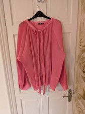 Pleated Pink Floaty Skirt From