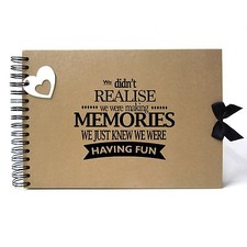 Scrapbook A5 A4 Making Memories, Landscape, Card Pages, Photo Album, Keepsake