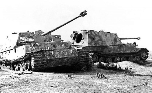 Ww2 photo destroyed ferdinand - photo,