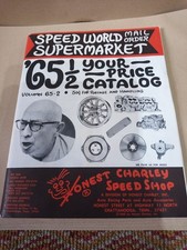 1965 65-2 HONEST CHARLEY Speed Shop Parts Catalogue  Hot Rod Good Condition