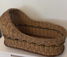 Vintage Wicker Rocking Doll