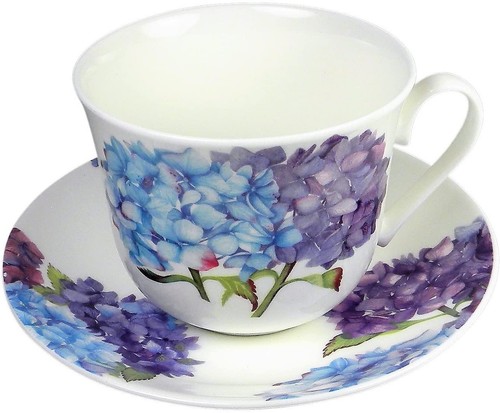 Hydrangea bone china - hydrangea, ,
