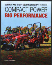 Massey Ferguson 23-100hp Compact and Utility Tractors Brochure Leaflet
