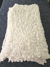 IKEA Ofelia 130 X 170 CM Throw Blanket 601.315.93 White Stretchy.