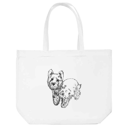 Westie dog shopping tote - dog', bag