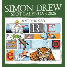 Simon Drew Easel Desk Calendar