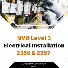 NVQ Level 3 Electrical Installation 2356 & 2357 Completed for 2025 on USB Stick