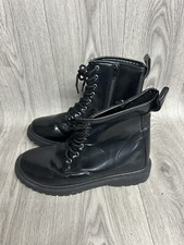 Women’s Studio Black Leather Ankle Boots UK Size 6 Brand New 