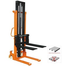 Hydraulic Manual Pallet Stacker Truck (0.5T - 2T, 1.5M - 2.5M Hand & Electric)