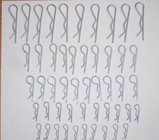 R CLIP CLIPS retaining pin various sizes x 50 22mm-56mm