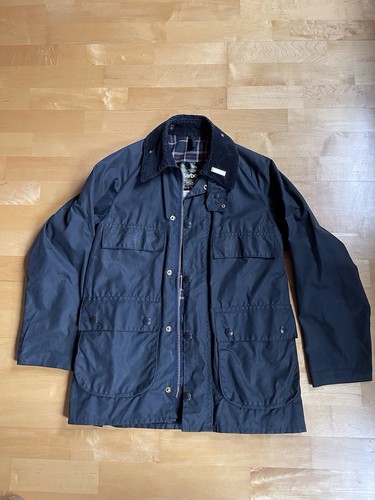 Barbour bedale navy - barbour, waxed
