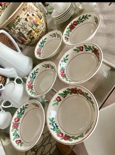 Vintage bridgwater pattern - vintage,
