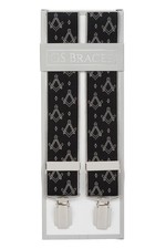 Black Masonic Square Compass