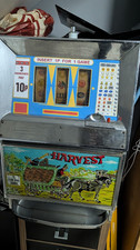 harvest one armed bandit slot machine 1970s 1p