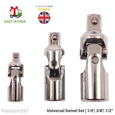 3x  Universal Joint Socket