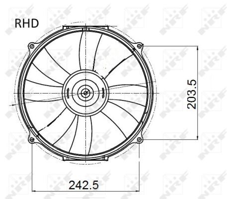 Fan radiator for - fan,,