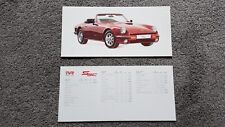 TVR S3C SALES BROCHURE 1991