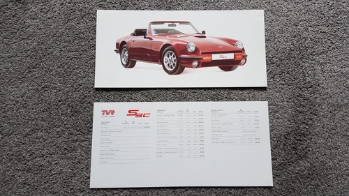 Tvr s3c sales brochure - s3c,