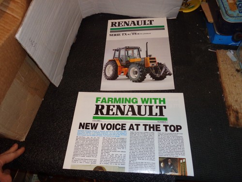 Renault tractor leaflets - renault,