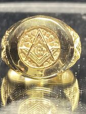 Masonic Ring SZ 10 Sterling