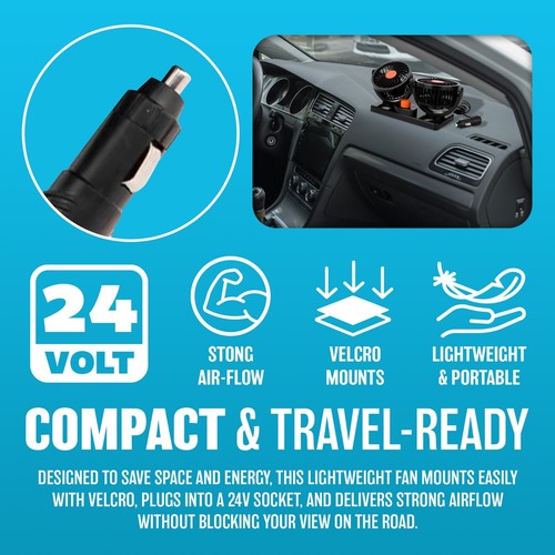 24v dual fan for - for, trucker