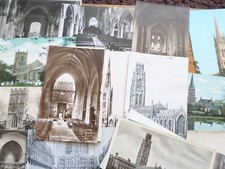 LINCOLNSHIRE VINTAGE POSTCARDS - fea CHURCHES and RELIGIOUS BUILDINGS - choose