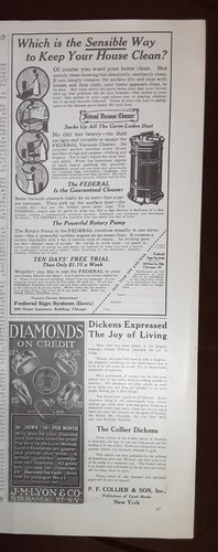 1912 federal vacuum cleaner - vacuum,
