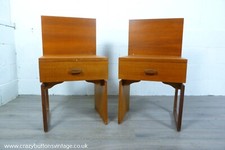G Plan Quadrille Pair of Bedside Cabinets