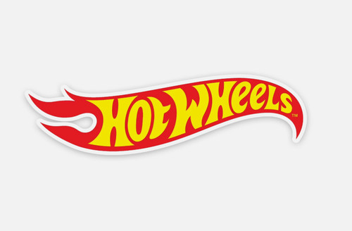 Hot wheels sticker 30cm wide - wheels,