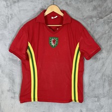 WALES NATIONAL TEAM 1974 1978 FOOTBALL SHIRT MENS XL RED JERSEY REMAKE #10