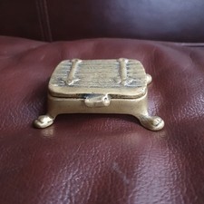 Vintage Brass Trinket Box