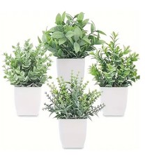 SET OF 4 ARTIFICIAL PLANTS IN