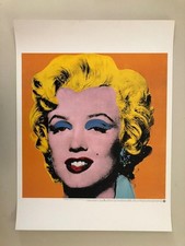 ANDY WARHOL, 'ORANGE MARILYN,1964'  AUTHENTIC 1998 ART PRINT