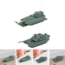 1/72 Scale Assembled Tank Model Miniature Building Model Kits 4D Tank Model for