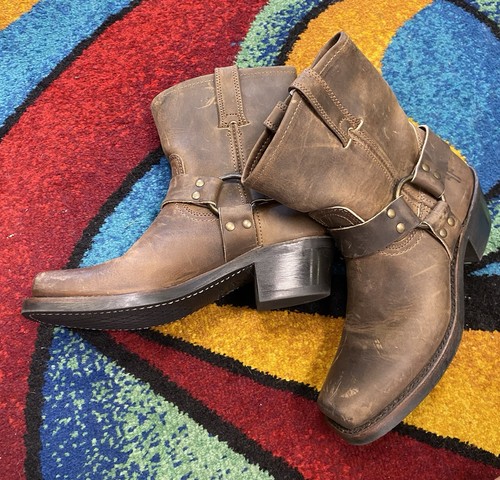 Women frye brown leather - women's, 7.5