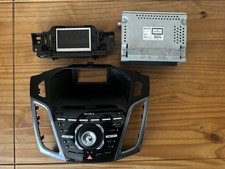 FORD FOCUS RADIO STEREO HEAD UNIT CD WITH SCREEN 2012 BM5T-18C815-XF 3 PIECE DAB
