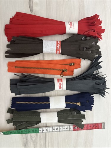 Lot assorted opti zips - of,