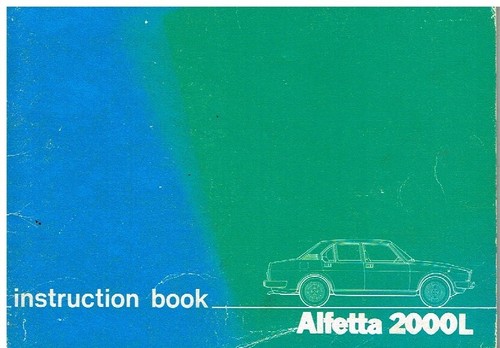 Alfa romeo alfetta - alfetta, 2.0