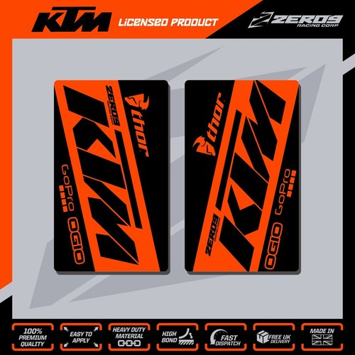 Ktm upper fork decals - ktm,