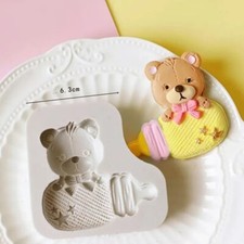 Milk Bottle Baby Bear Silicone