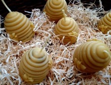 6 x Beehive Skep Pillar Round