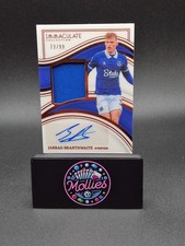 2023-24 Panini Immaculate Jarrad Branthwaite Patch Auto /99 Everton