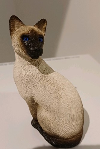 Siamese cat chocolate ornament - siamese,