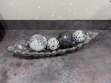 Large Long Oval Bubble Plate