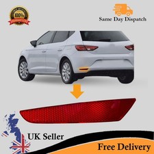 Seat Leon Rear NS Left Bumper Lower Reflector 5F0945105F Passenger 2013 - 2017